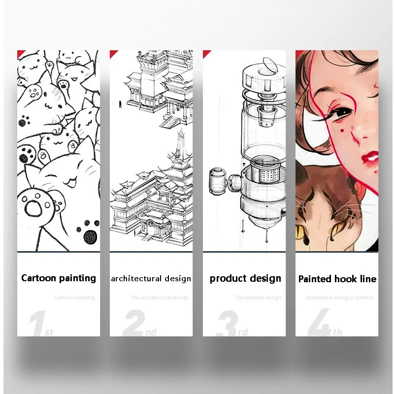 Manga Marker & Hook Line Pen Set