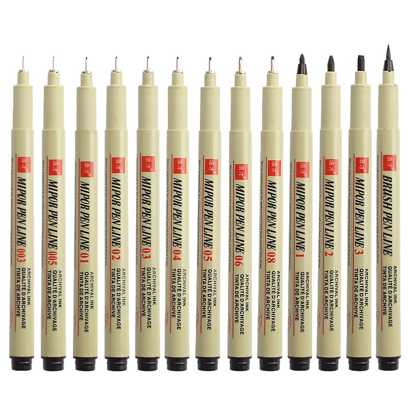 Manga Marker & Hook Line Pen Set