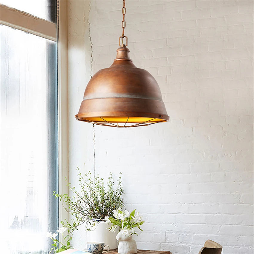 Vintage Searchlights Nostalgic Pendant Lights Industrial Warehouse Bar Dining Loft Hanging Lamps Balcony Coffee Shop Fixtures