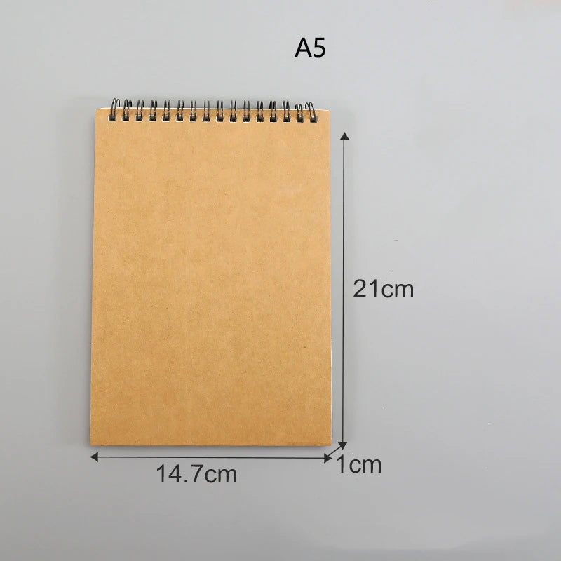 Hardcover Watercolor Sketchbook – Coil Bound, Loose-Leaf