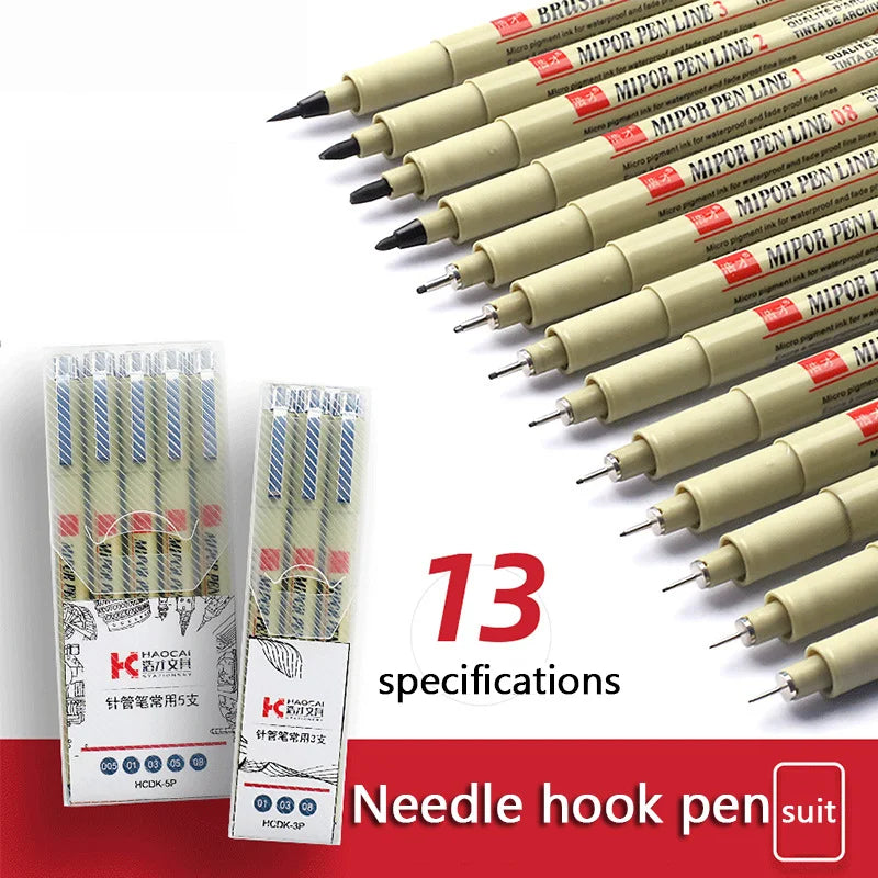 Manga Marker & Hook Line Pen Set