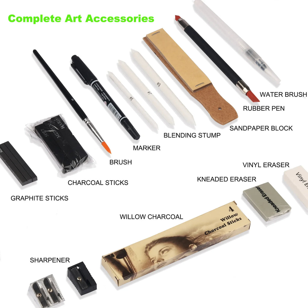 Professional 83-Piece Drawing & Sketching Set for Artists & Students