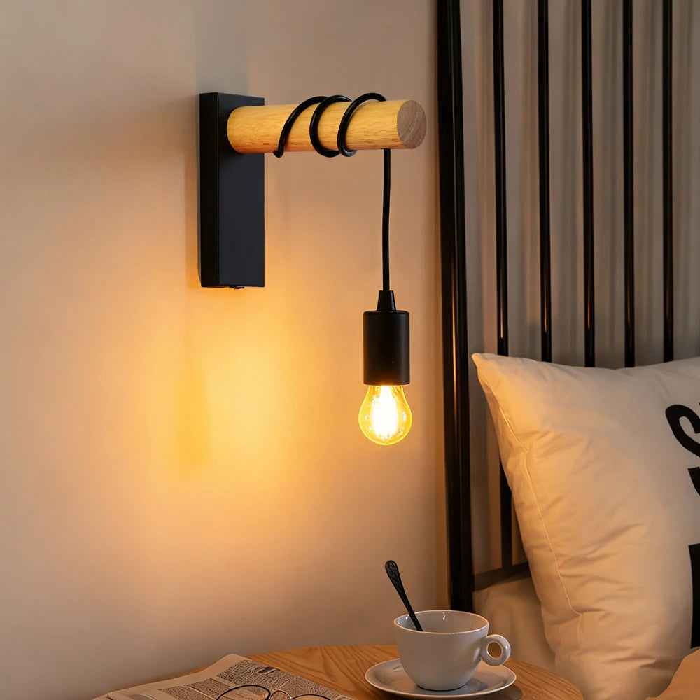 Vintage Retro Wall Lamp Sconce Wall Lights E27 Industrial Home Decor Indoor Lighting Bedside Lamp Dining Room Bedroom Light
