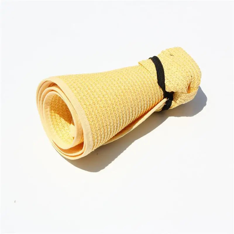 Summer Hats For Women Empty Top Large Brim Sun Hat Sunscreen Breathable Foldable Travel Beach Sunhat Visor Cap Wholesale New