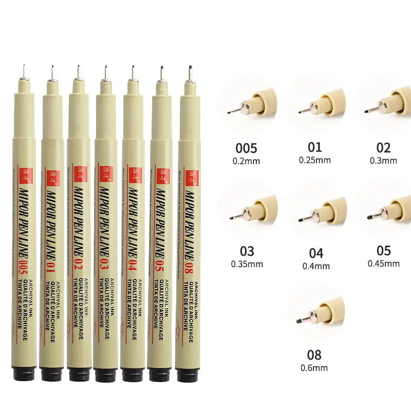 Manga Marker & Hook Line Pen Set