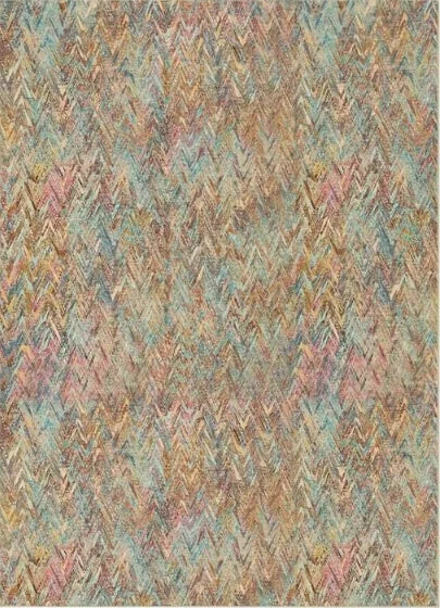 Vintage Gradient Geometric Area Rug Non-Slip Washable Dirt-resistant Carpet for Living Room Bedroom Idea for Boho Retro Lovers