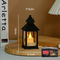 Portable LED Candle Lamps Night Camping Tent  Lanterns Outdoor Garden Desk Holiday Atmosphere Retro Night Light Decorative Lamps