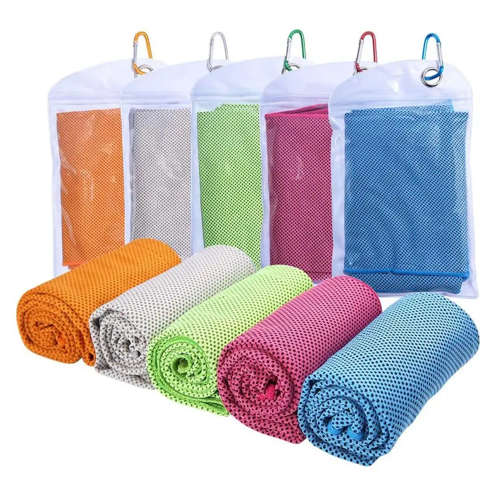 5 Pcs Cooling Towel Workout Gym Towel for Fitness Golf Yoga Camping Hiking Bowling Travel Outdoor Sports