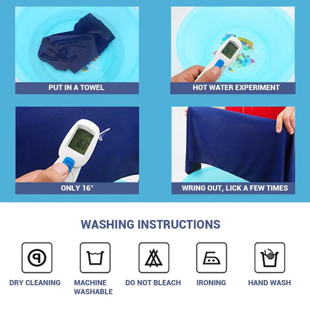 5 Pcs Cooling Towel Workout Gym Towel for Fitness Golf Yoga Camping Hiking Bowling Travel Outdoor Sports