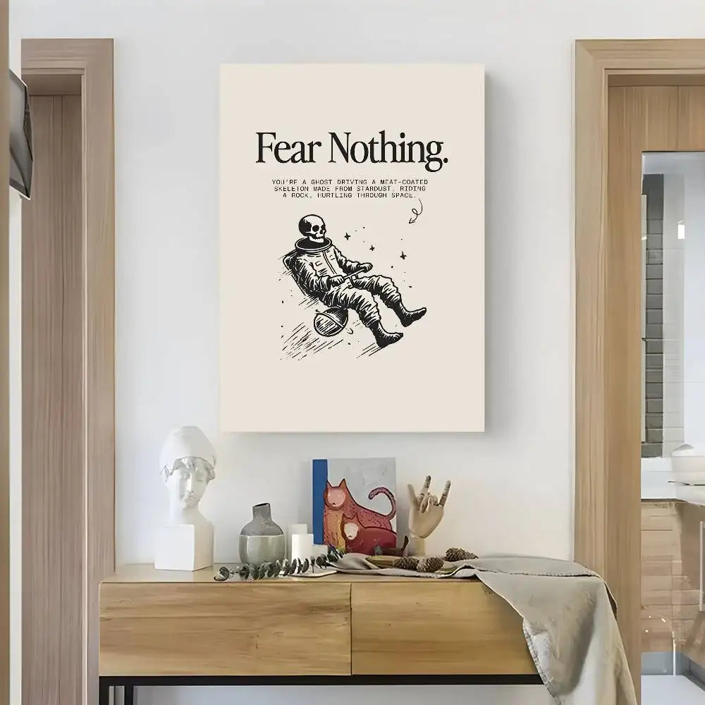 Home decor Life attitude quotes Poster HD art sticky wall waterproof home living room bedroom bar aesthetic decoration