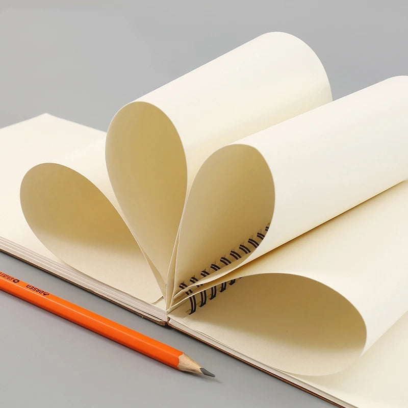 Hardcover Watercolor Sketchbook – Coil Bound, Loose-Leaf