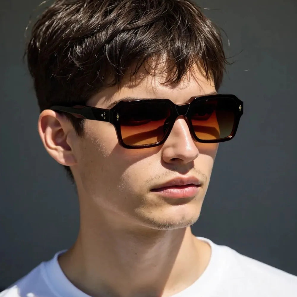 Vintage Square Sunglasses - UV400 Protection