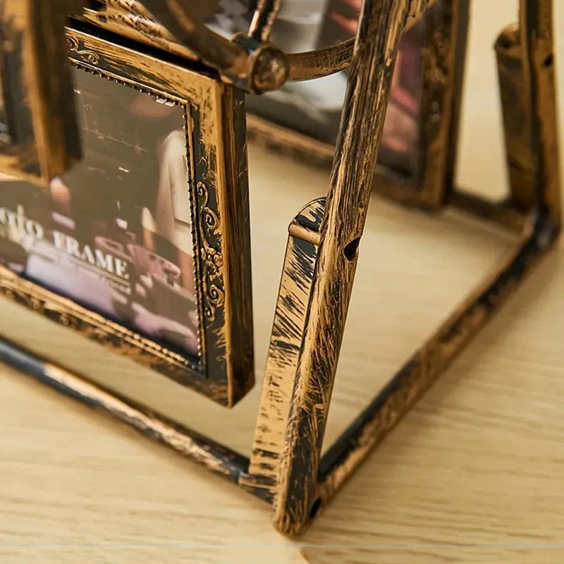 Carved Ferris Wheel Rotating Picture Frame
