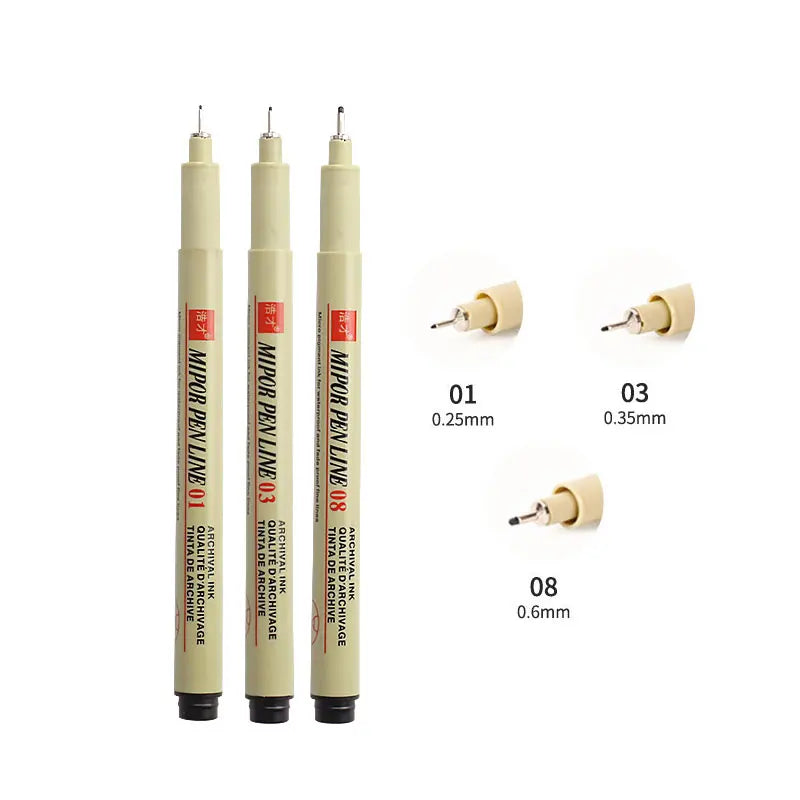 Manga Marker & Hook Line Pen Set