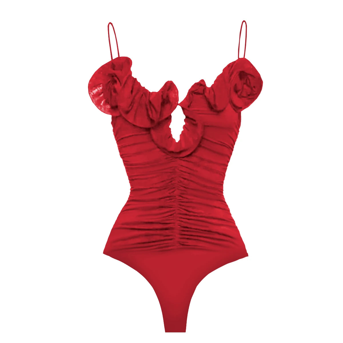 Black & White Bikini Set with Beach Skirt