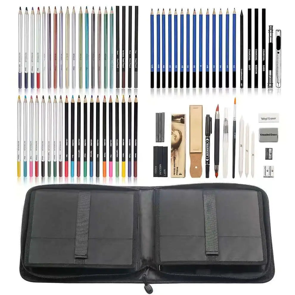Professional 83-Piece Drawing & Sketching Set for Artists & Students