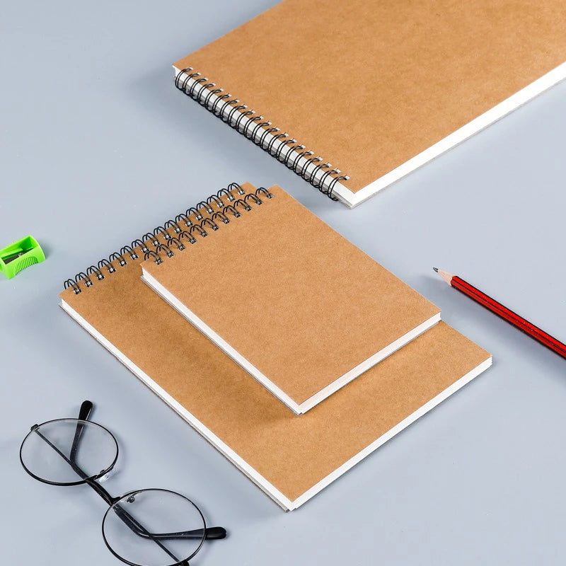 Hardcover Watercolor Sketchbook – Coil Bound, Loose-Leaf