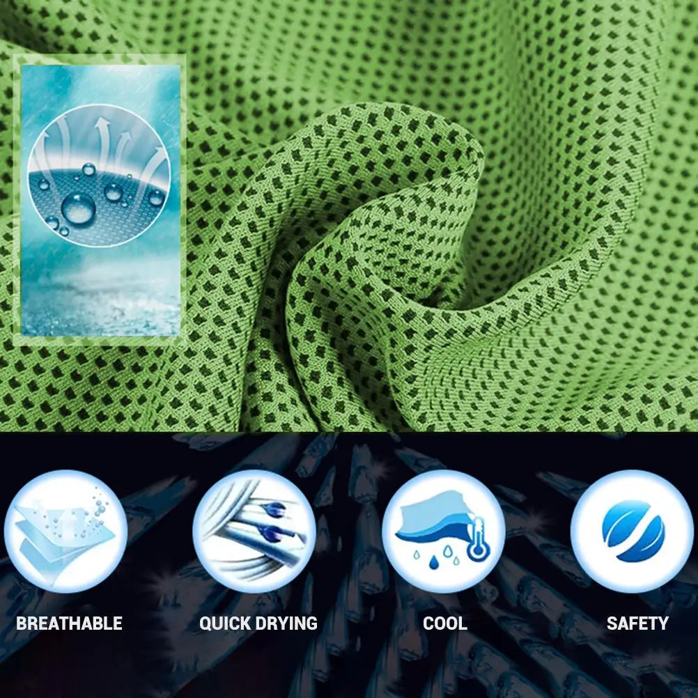 5 Pcs Cooling Towel Workout Gym Towel for Fitness Golf Yoga Camping Hiking Bowling Travel Outdoor Sports