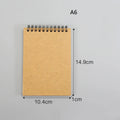 Hardcover Watercolor Sketchbook – Coil Bound, Loose-Leaf