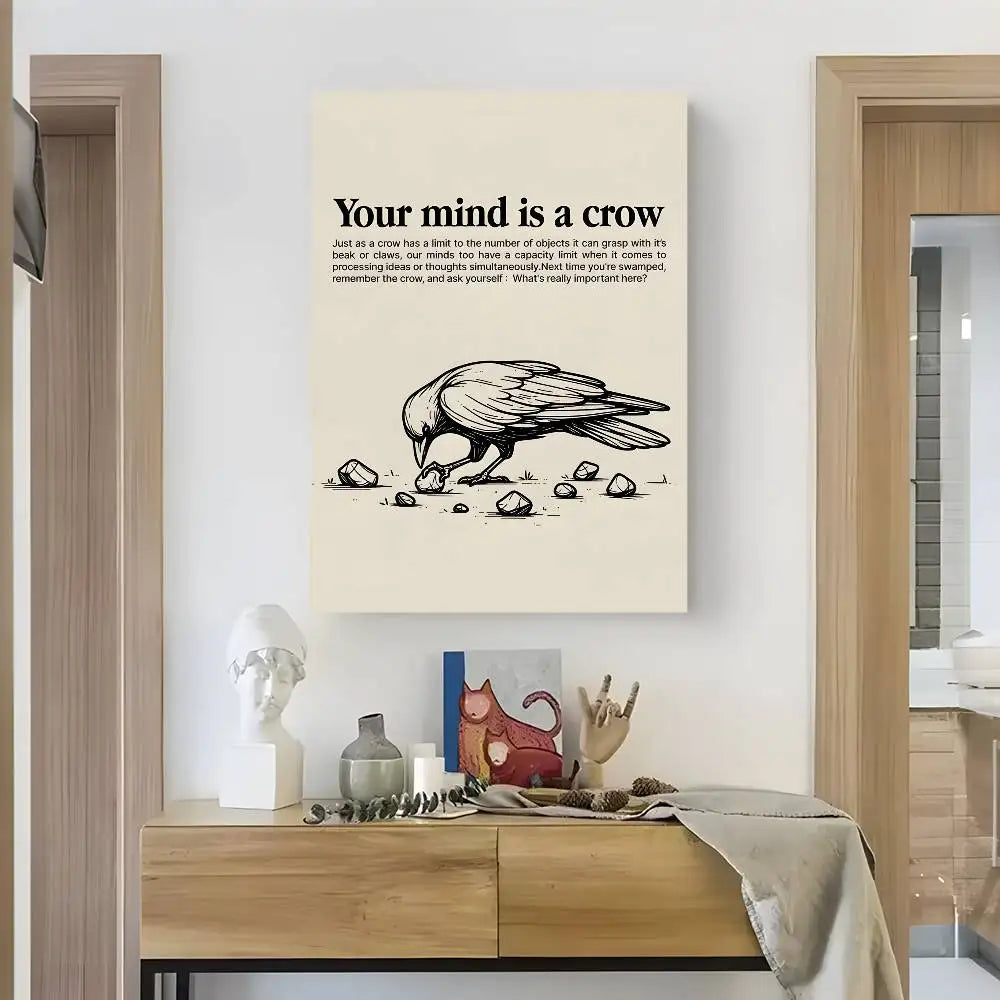 Home decor Life attitude quotes Poster HD art sticky wall waterproof home living room bedroom bar aesthetic decoration