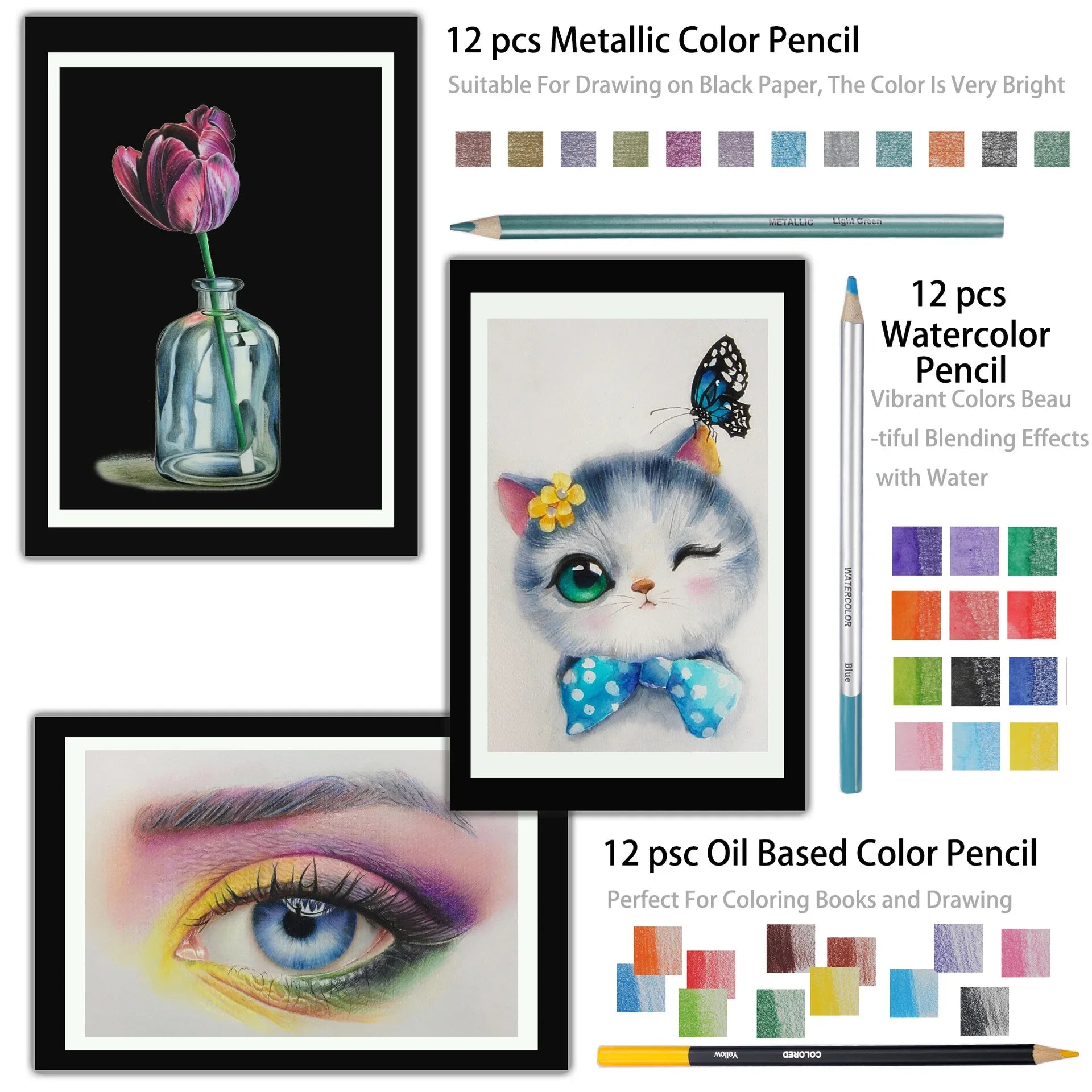 Professional 83-Piece Drawing & Sketching Set for Artists & Students