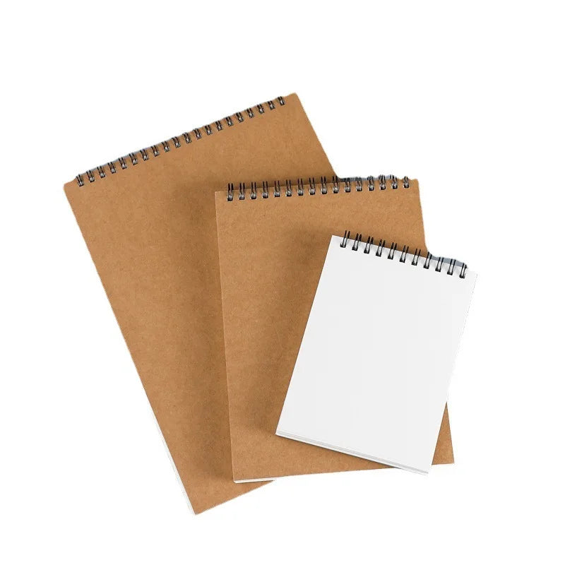 Hardcover Watercolor Sketchbook – Coil Bound, Loose-Leaf