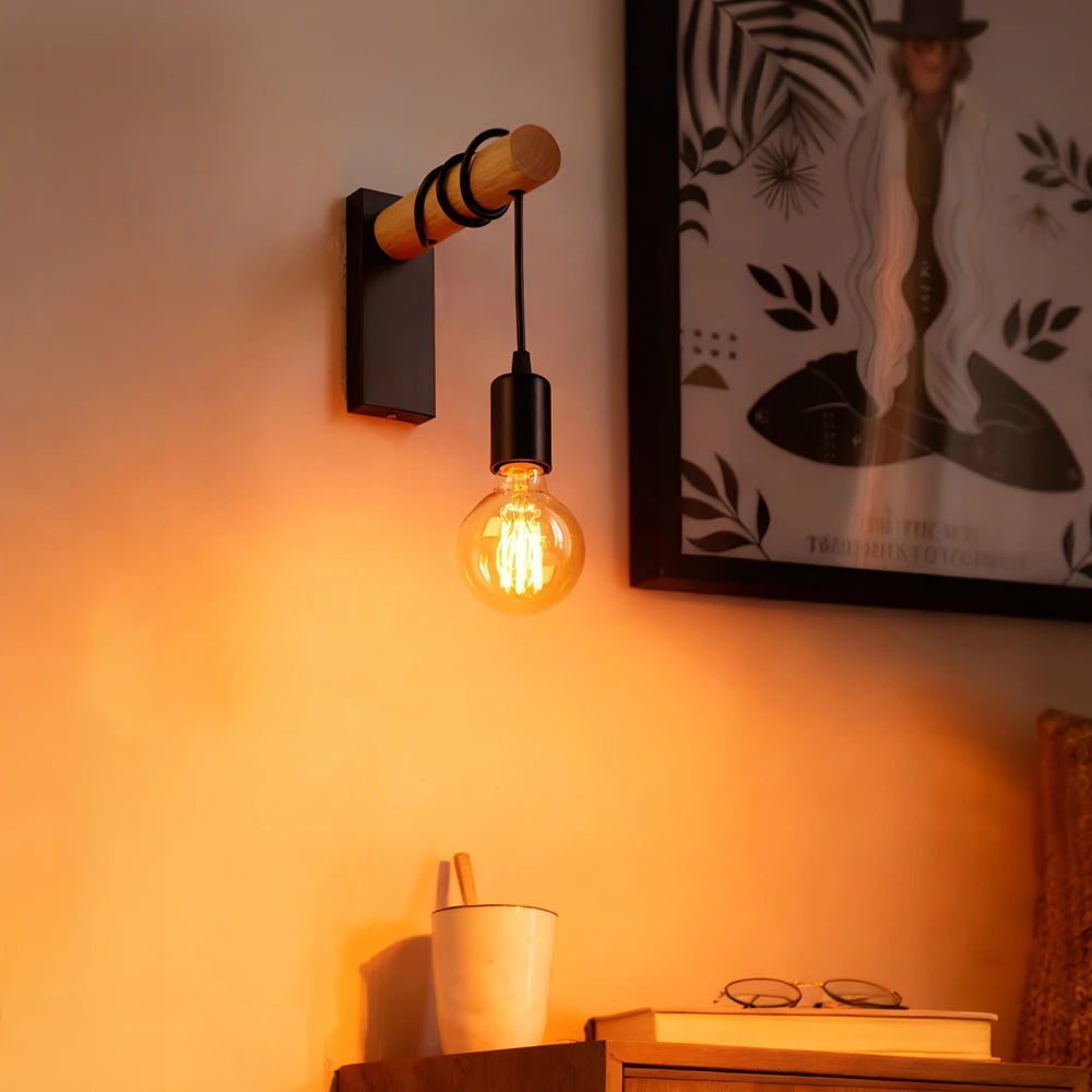 Vintage Retro Wall Lamp Sconce Wall Lights E27 Industrial Home Decor Indoor Lighting Bedside Lamp Dining Room Bedroom Light